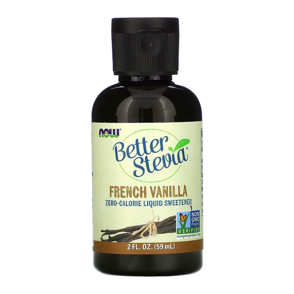 Now Real Foods Better Stevia French Vanilla Liquid Sweetner, 2 Oz